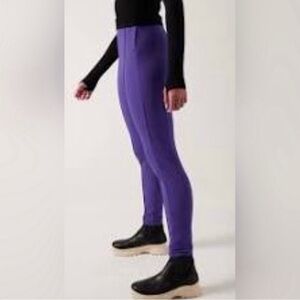 Athleta Purple Glacier Snow Skinny Pants 10